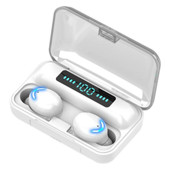 BRA-F9-5C Wireless Bluetooth Headset TWS 5.0 Waterproof Stereo Headphone LED Display