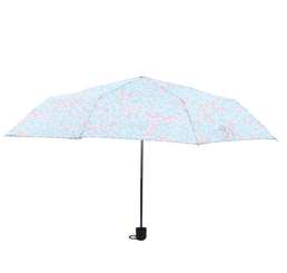 BRA-Couple color umbrella outdoor fan portable color random hair
