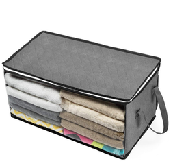 BRA-Large Foldable Duvet Blanket Under Bed Home Clothes Storage Bag Box Organizer
