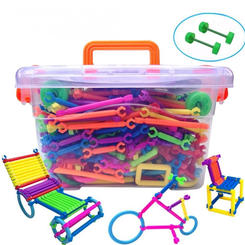 NEW-420PCS Sticks Blocks Plastic Early Educational0121
