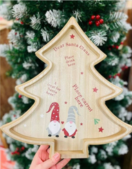 Christmas Tree Bamboo Plate 1643