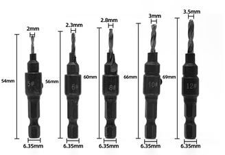 2302NEW-Woodworking drill hole set6143