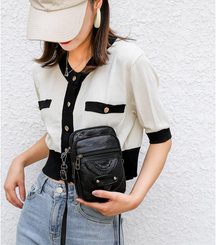 2303NEW-Casual portable pu leather mobile phone bag6531