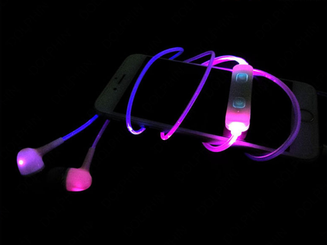 led sport earphones