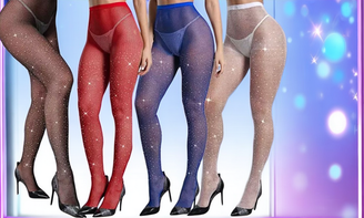 NEW Girls' Stockings Flash Stockings 4PCS 7695 