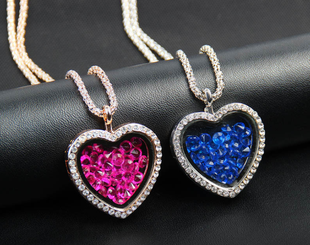 Crystal  Heart PENDANT NECKLACE