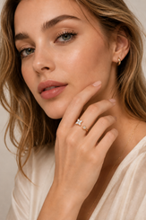 NEW 2607 Luna Four-Leaf Clover Open Ring Y200