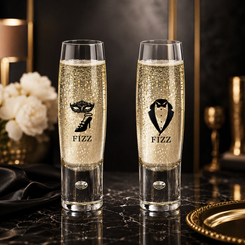 Fizz His & Hers Prosecco Glasses Set of 2