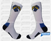 Custom Socks - Heritage Middle School (White)