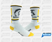 Custom Socks - Tracy Spartans white