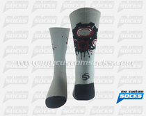 Custom Socks - Westreich Bar Mitzvah grey
