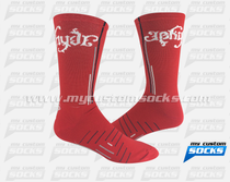 Custom Socks - Jekyllhyde in red