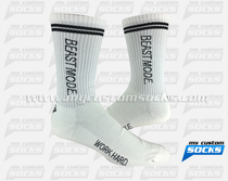 Custom Socks - Love Fitness - be humble