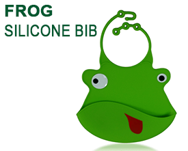 Frog Silicone Baby Bib