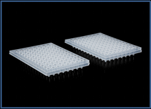 Side view of the Haier Biomedical PCR 96-well plates.