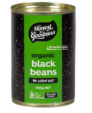 Black Beans Can- 400g (Organic, H2G)
