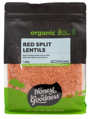 Split Red Lentils- 500g (Organic, H2G)