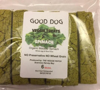 DOG STICKS Spinach- 6 pack (Veggie Patch) 