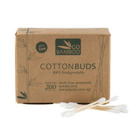 Bamboo Cotton Buds- 200 Pack (100% Biodegradable)