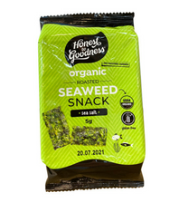 Roasted Seaweed Snacks, Sea Salt 5g (Organic)