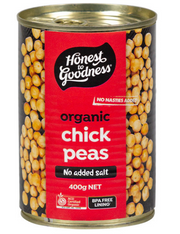 Chickpeas 400g can (Organic, H2G)