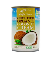 Coconut Cream, 400ml can (Organic)