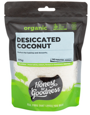 Desiccated Coconut 175g (Organic, H2G)