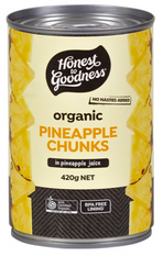 Pineapple Chunks, 420g (H2G, Organic)