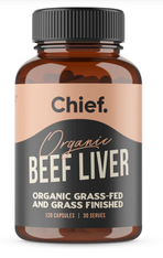 BEEF LIVER CAPSULES, 120 (Organic, Grass-fed)