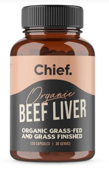 BEEF LIVER CAPSULES, 120 (Organic, Grass-fed) - FROG Organic Boxes