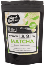 MATCHA GREEN TEA POWDER, 70g (H2G, Organic)