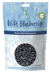 Blueberries, Dried Wild, 125g (Chemical Free)
