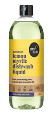 Dishwash Liquid, Lemon Myrtle, 1 Litre (Simply Clean)