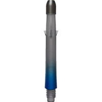 L-Shaft Two-Tone Locked - 330 - Clear Black with Blue