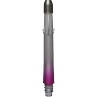 L-Shaft Two-Tone Locked - 190 - Clear Black with Pink
