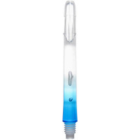 L-Shaft Two-Tone Locked - 190 - Clear with Blue