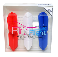 Fit Flight - Slim - Red, White, Blue - 6 pack