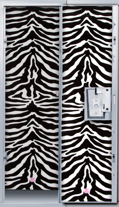 Locker Lookz Wallpaper Zebra
