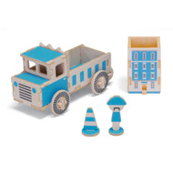 Play-Deco Work Vehicles: Dump Truck Pen Holder and Container
