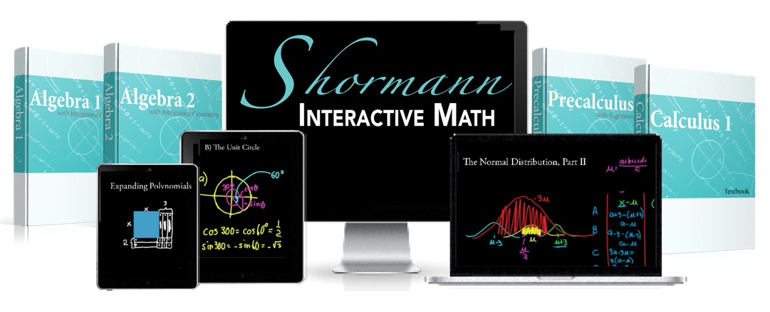 Shormann Algebra 1 With Integrated Geometry Self Paced Elearning Course - 