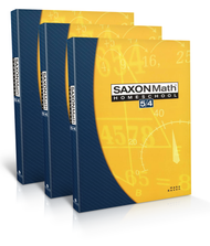 Saxon 5/4, Third Edition Complete Homeschool Kit with Solutions Manual.