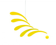 Flowing Rhythm Yellow Mobile by Flensted