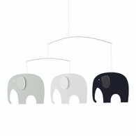 Flensted Elephant Party Black/White