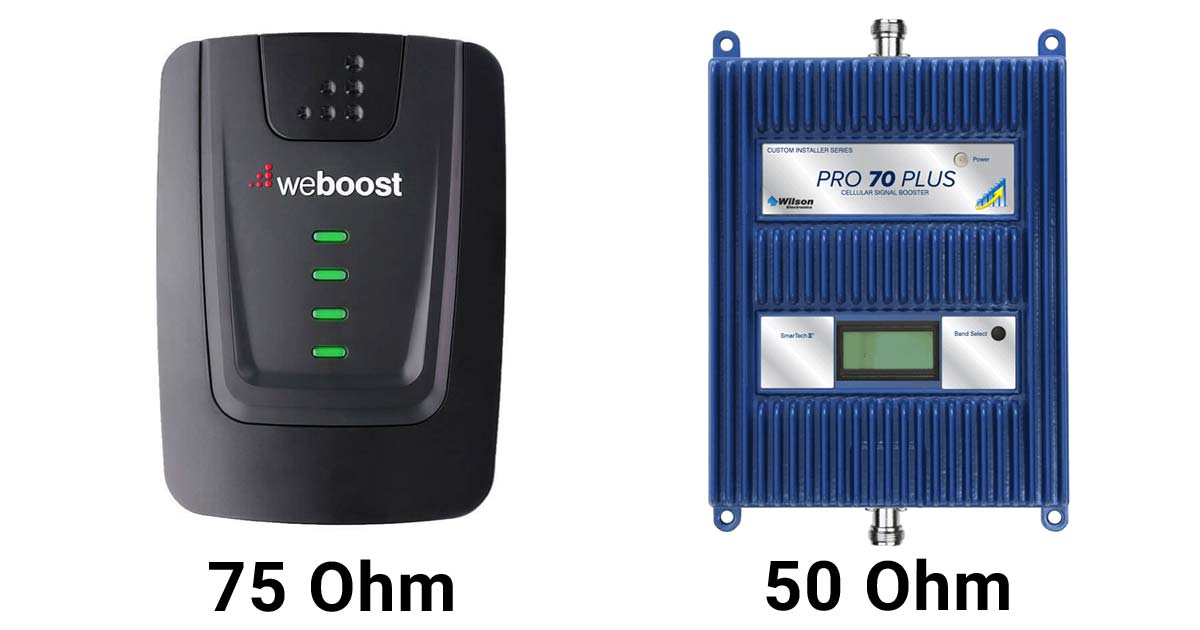 75 ohm connect 4G vs 50 ohm wilsonpro 70
