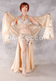 SAHAR Egyptian Costume - Gold, Silver and White