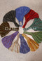 Distressed Striped Headband, Belly Dance Hair Accessories