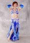 RANA Egyptian Costume - Royal Blue, White and Turquoise