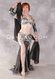 CLEOPATRA'S SECRET Egyptian Costume - Gunmetal and Silver