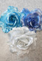 Turquoise, Light Blue & White Hair Flowers
