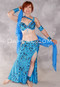 CALL OF THE WILD Egyptian Beaded Costume - Turquoise, Black and Silver